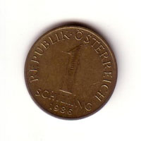 1 scellino - Austria - 1986