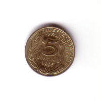 5 cents - Francia - 1995