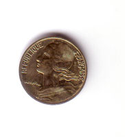 5 cents - Francia - 1995