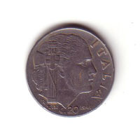 Antica moneta da 20 cent. - del 1941