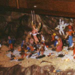 Christmas crib and Nativity scene pictures of the year 1998