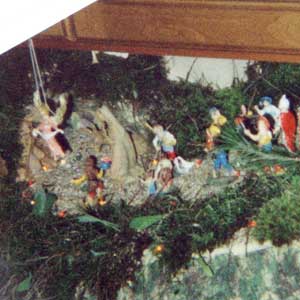 Christmas crib and Nativity scene pictures of the year 1999